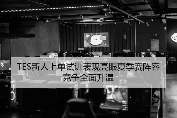 TES新人上单试训表现亮眼夏季赛阵容竞争全面升温